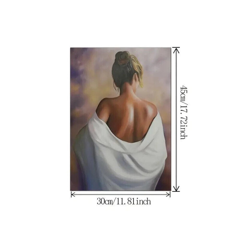 Modern Art Nude Woman Body Art Canvas Print 11.82" x 17.72" Stunning! NEW! Home & Garden:Home Décor:Posters & Prints Style Your Walls